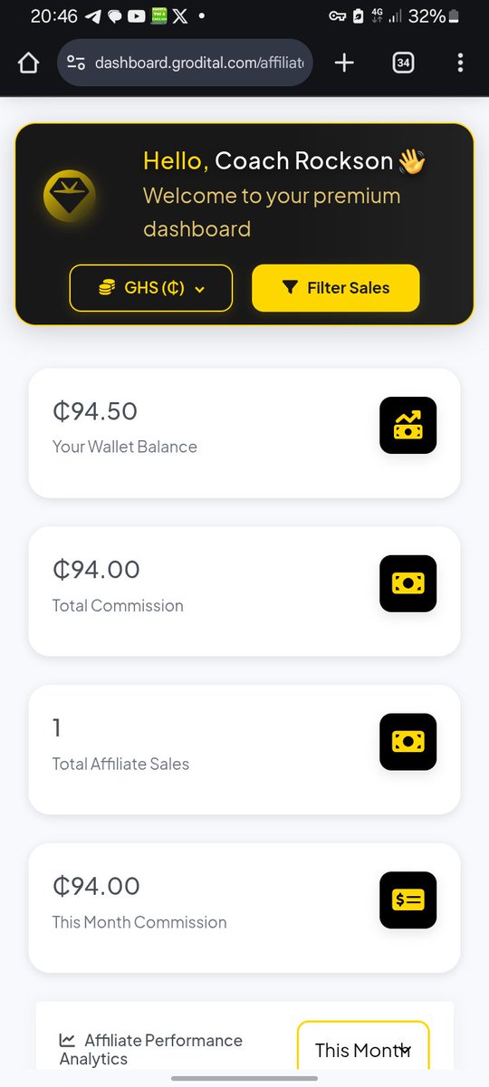 And that's how the journey started 🎉 let's go <a href="/grodital/">Grodital</a> and make huge commissions. 
# stop playing, there's money online