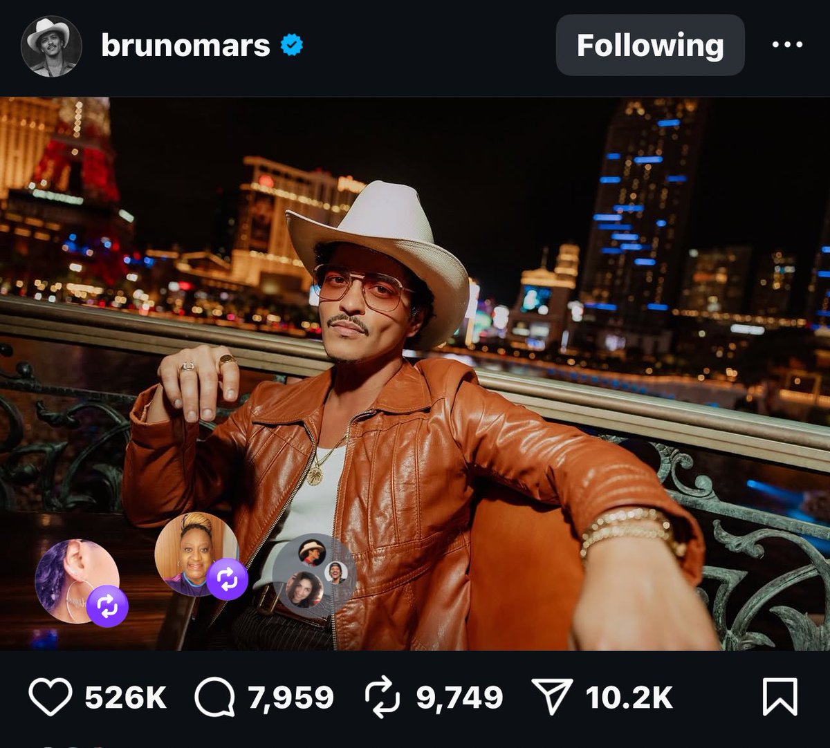 BrunoBBSquirrel's tweet image. Bruno the transformation into your Pops is complete!!! @BrunoMars