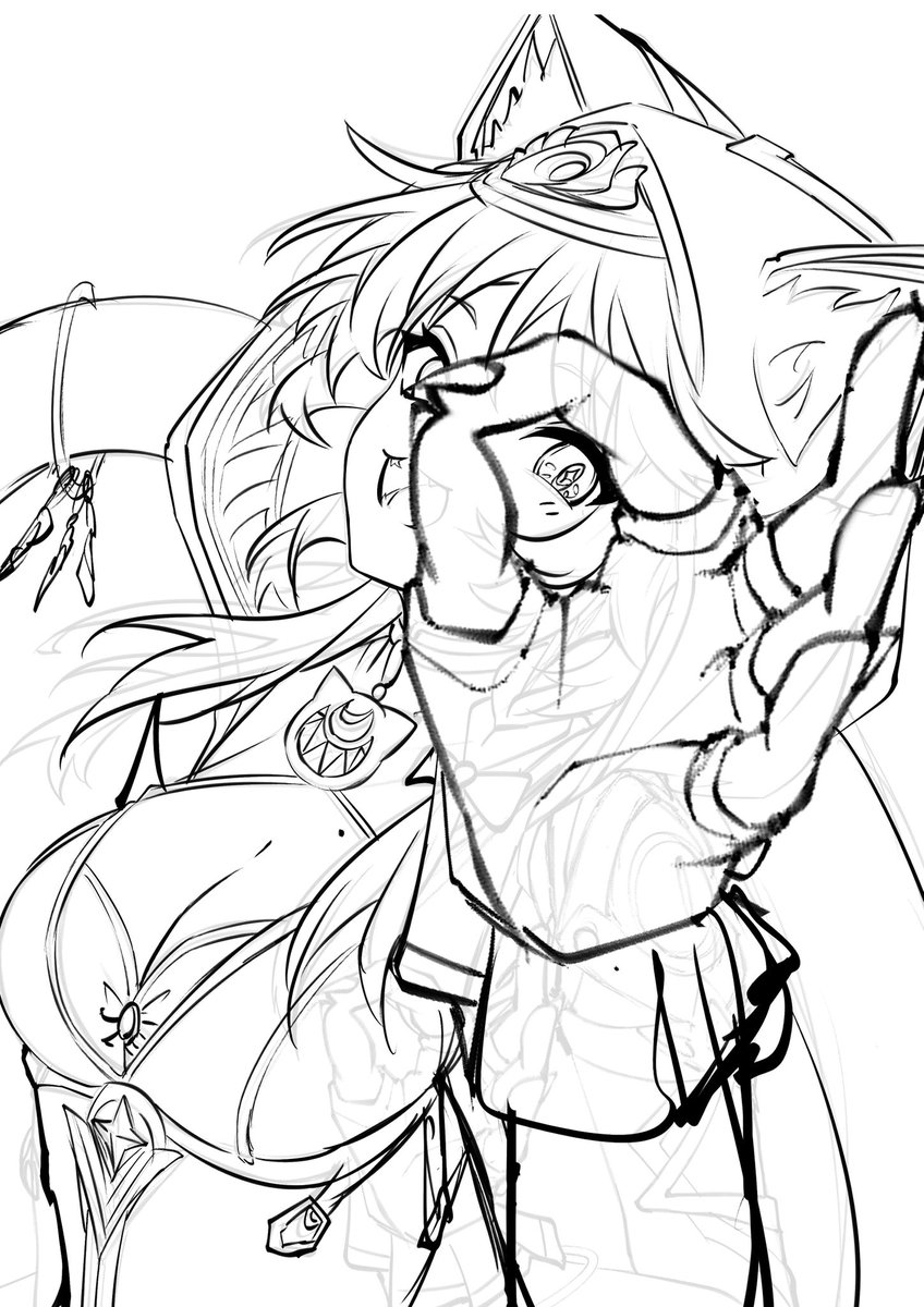 sasso_Illust's tweet image. wipです〜✍️