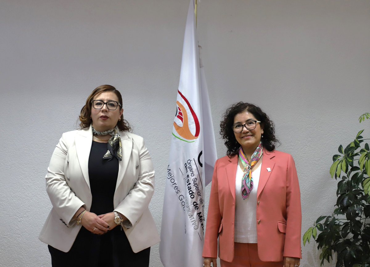 OSFEM_oficial's tweet photo. La Auditora Superior de Fiscalización del #OSFEM, Liliana Dávalos Ham, y la Rectora de la @UAEM_MX, Patricia Zarza Delgado, sostuvieron una reunión de trabajo en la que conversaron sobre el seguimiento de temas de cumplimiento ante este órgano fiscalizador. https://t.co/BoqCUIVn8F