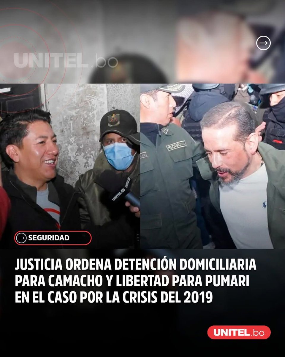 Hoy levantamos la voz con esperanza en una justicia que nos hace soñar con un cambio para #Bolivia y un verdadero sistema judicial que no esté sometido al poder político.
Ningún boliviano debería estar tras las rejas por pensar diferente.
¡No más presos ni perseguidos políticos!
