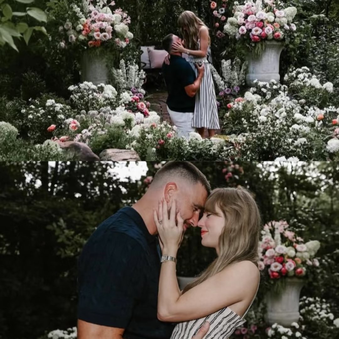 OMG！霉霉官宣订婚！
霉霉Taylor Swift与男友Travis Kelce官宣订婚拉！恭喜！「你的英语老师和体育老师要结婚了🧨