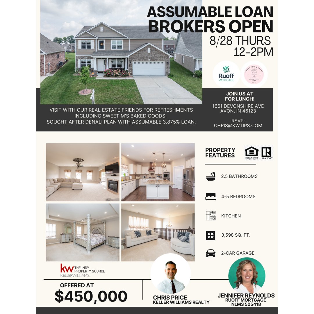 indypropsource's tweet image. Broker&apos;s Open House, Thursday, 12-2 PM! 1661 Devonshire Ave, #Avon, IN 46123 - To Our #Realtor Friends: You are invited to view this spectacular home in #Devonshire in #HendricksCounty! Over 3,500 square feet of living space. RSVP to Chris@KWTIPS.com. #brokersopen #homeforsale