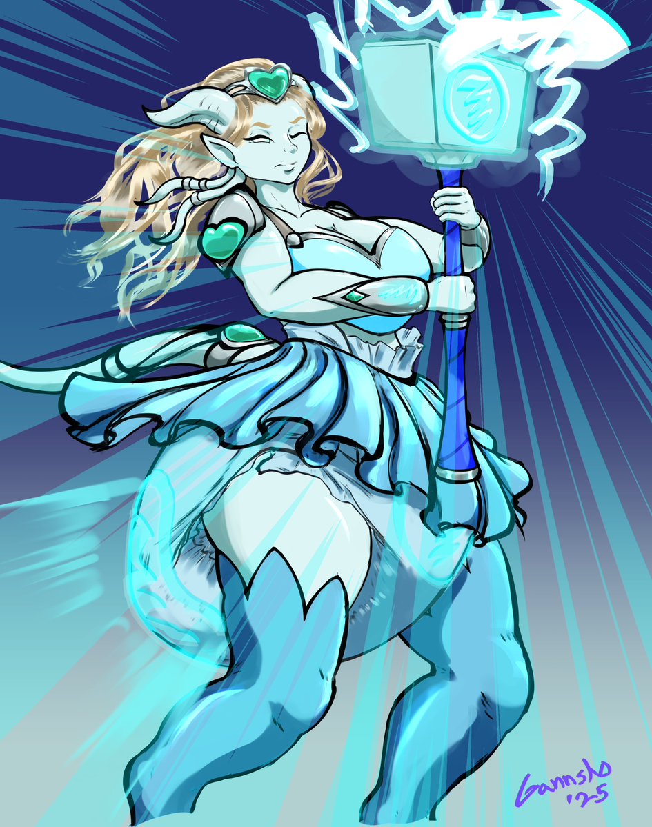 Commission for Anynomus101

"Sometimes a gathering storm needs to be answered by the call of nature. Sometimes the storm is great, and the call more so. That is why our greatest warriors are well protected before battle, that they may answer the call and perform their duties..."