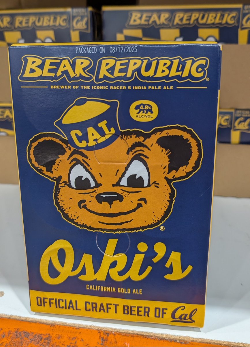 nosoupforgeorge's tweet image. OUR FEARLESS LEADER&apos;S BEER IS AT COSTCO!!!

#Calgorithm #GoBears