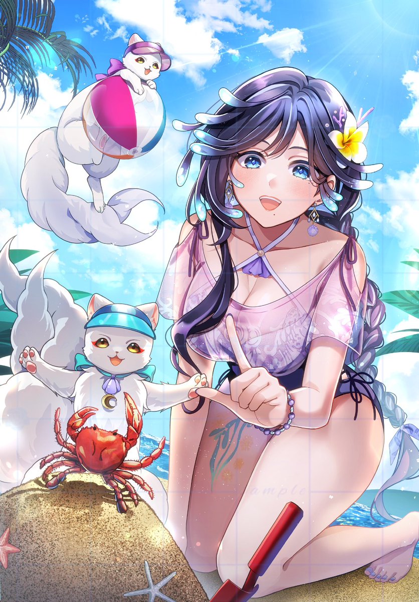 Hyouko_Yuki's tweet photo. ❄️一枚絵公開❄️

夏の思い出🏝️

パネル開け達成ありがとうございました🩵

#一枚絵公開 https://t.co/2DvU4HFWYV