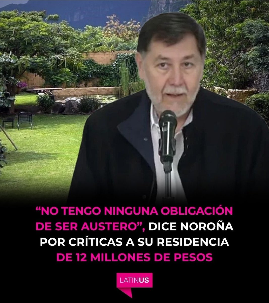 ¡ Fuera máscaras !

En el mero H0CIC0 para los chairos.

"Yo no tengo ninguna obligación de ser austero"
- La alimaña de Noroña 

La pregunta es: 
¿Entonces porqué exigía y criticaba a los de antes?

Estas cucarachas de Morena salieron PEORES

🤷