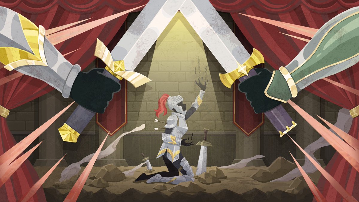 [Torerowa Story Introduction 2/5]

Within Archeia, life-and-death battles unfolded day after day.
These fierce duels went beyond mere entertainment, they were revered as a “beautiful yet terrifying celebration"".

However, a strange phenomenon occurred--Those who fell left no