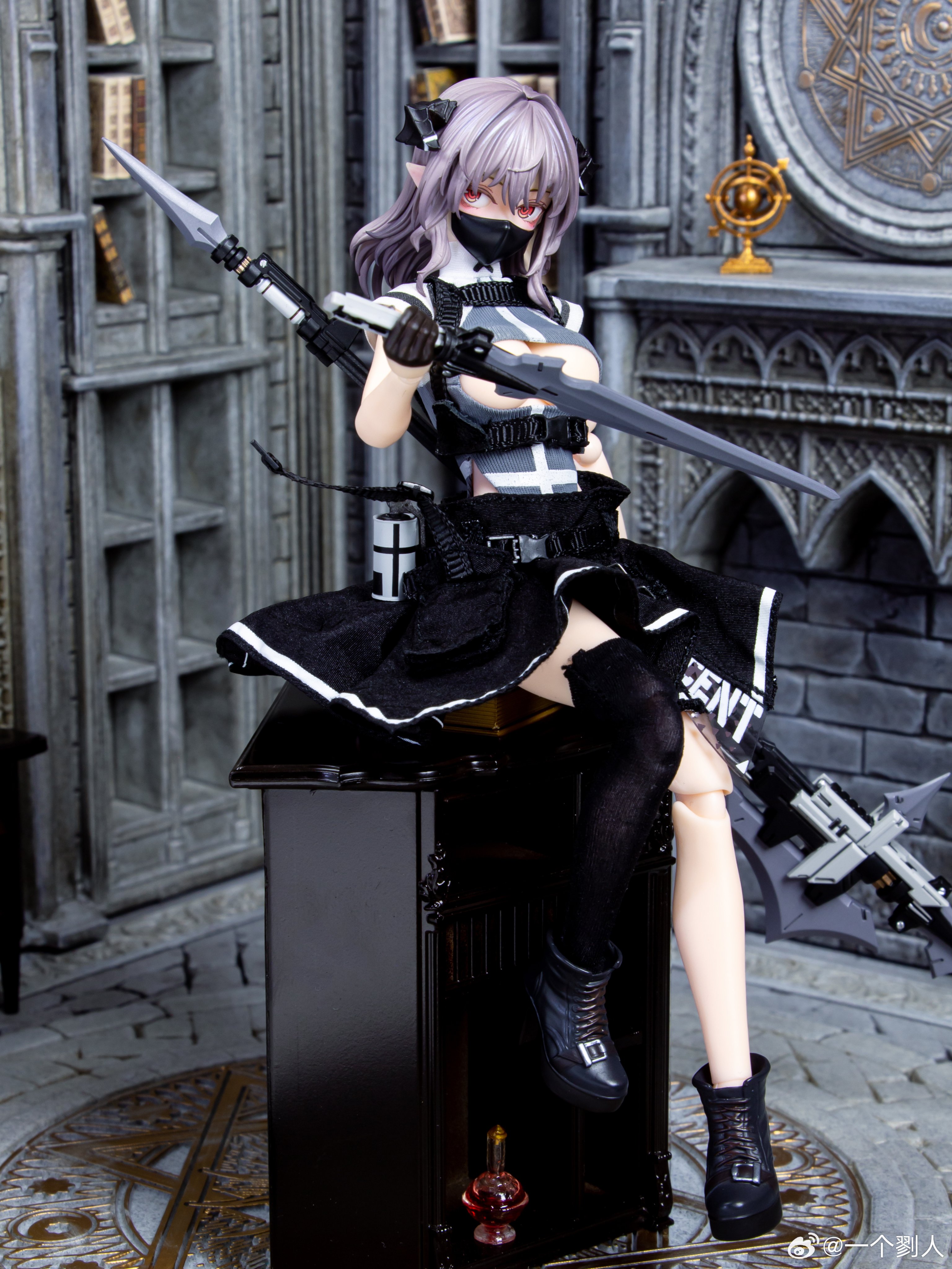 メガミデバイス　ガレージキット　R.Z. ゆきな　印刷済みフェイス　F3-5 メガミデバイス ゆきな 顔パーツ 【R.Z】 F3-1-B ガレージキット