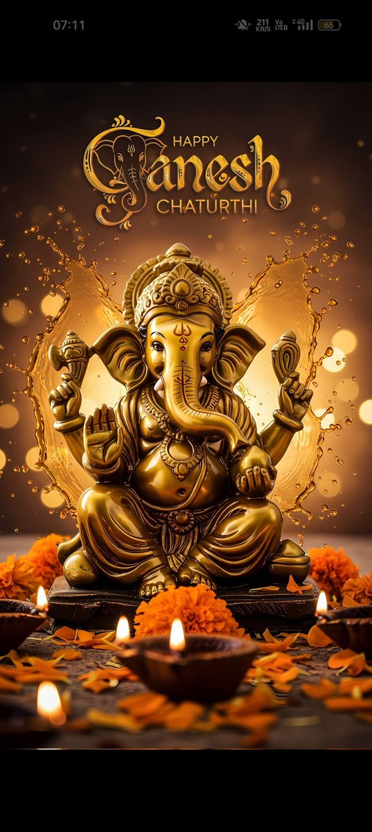 विघ्नहर्ता भगवान श्री गणेश की आराधना के पावन पर्व 'श्री गणेश चतुर्थी' की सभी श्रद्धालुओं हार्दिक बधाई एवं शुभकामनाएं! 
भगवान सिद्धिविनायक सभी को सुख-समृद्धि और आरोग्यता का आशीर्वाद प्रदान करें, यही प्रार्थना है। 
#GaneshChaturthi
#Ganpati 
#गणेश_चतुर्थी 
#गणपति_बप्पा_मोरया卐