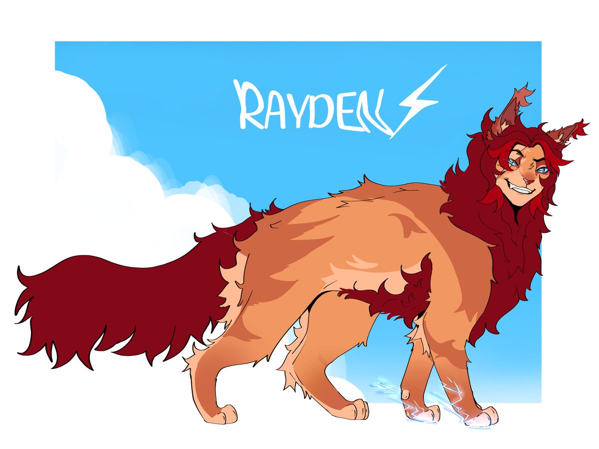 Rayden, The King of Thunder ⚡
#cat #characterdesign