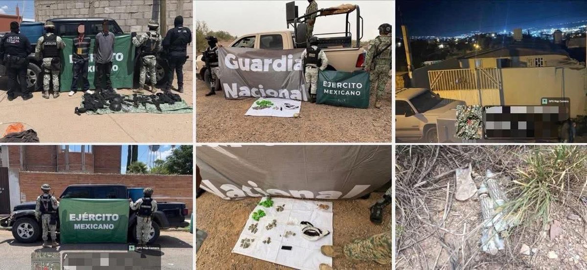 En operativos conjuntos entre instituciones que conforman la Mesa Estatal de Seguridad se llevó a cabo el aseguramiento de 22 kilogramos de fentanilo y la detención de 22 personas en distintos hechos ocurridos en Cajeme, Caborca, Agua Prieta, Santa Ana, Cananea, Nogales,