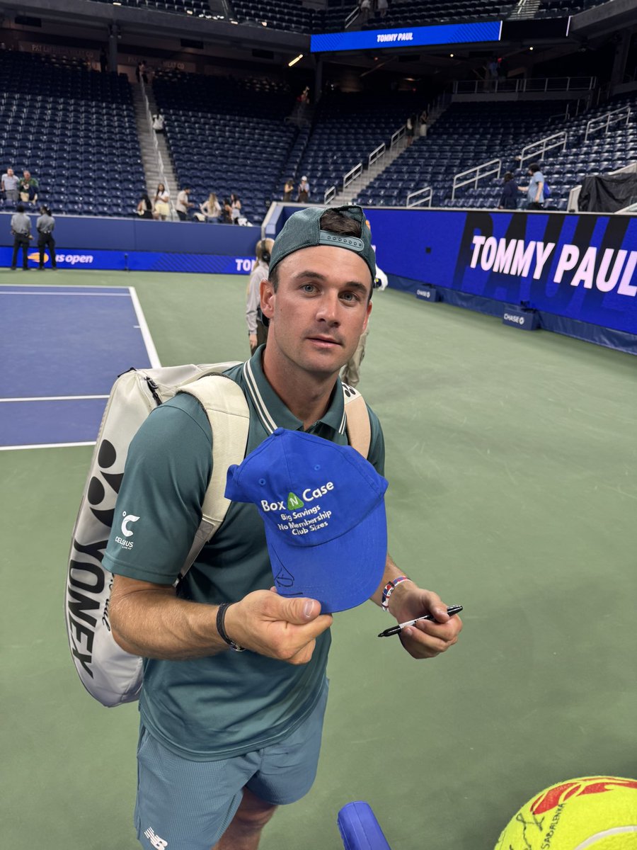 boxncase's tweet image. Congratulations Tommy Paul.. you make US proud #USOpen2025