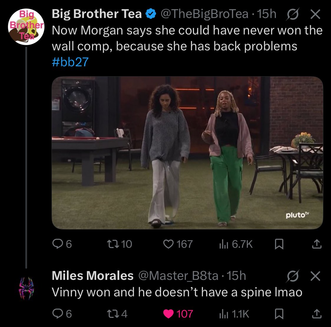 this is taking me out 😭 #bb27