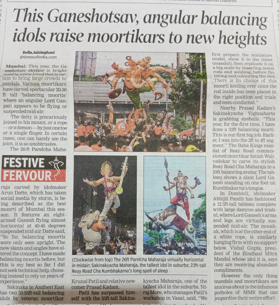 PRUTHVIRAJ पृथ्वीराज (@prittss) on Twitter photo <a href="/CMOMaharashtra/">CMO Maharashtra</a> <a href="/PMOIndia/">PMO India</a> Such #art of making #idols should be showcased in world famous museums like #Louvre <a href="/MuseeLouvre/">Musée du Louvre</a> #Tussad <a href="/MadameTussauds/">Madame Tussauds London</a> #GaneshChaturthi2025 #GanpatiBappaMorya <a href="/CMOMaharashtra/">CMO Maharashtra</a> <a href="/PMOIndia/">PMO India</a> Such #art of making #idols should be showcased in world famous museums like #Louvre <a href="/MuseeLouvre/">Musée du Louvre</a> #Tussad <a href="/MadameTussauds/">Madame Tussauds London</a> #GaneshChaturthi2025 #GanpatiBappaMorya