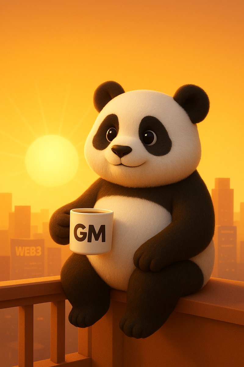 pandaonweb3's tweet image. GM ☀️

Fresh air, new blossoms, new chances.  
Let’s grow, let’s shine, let’s build