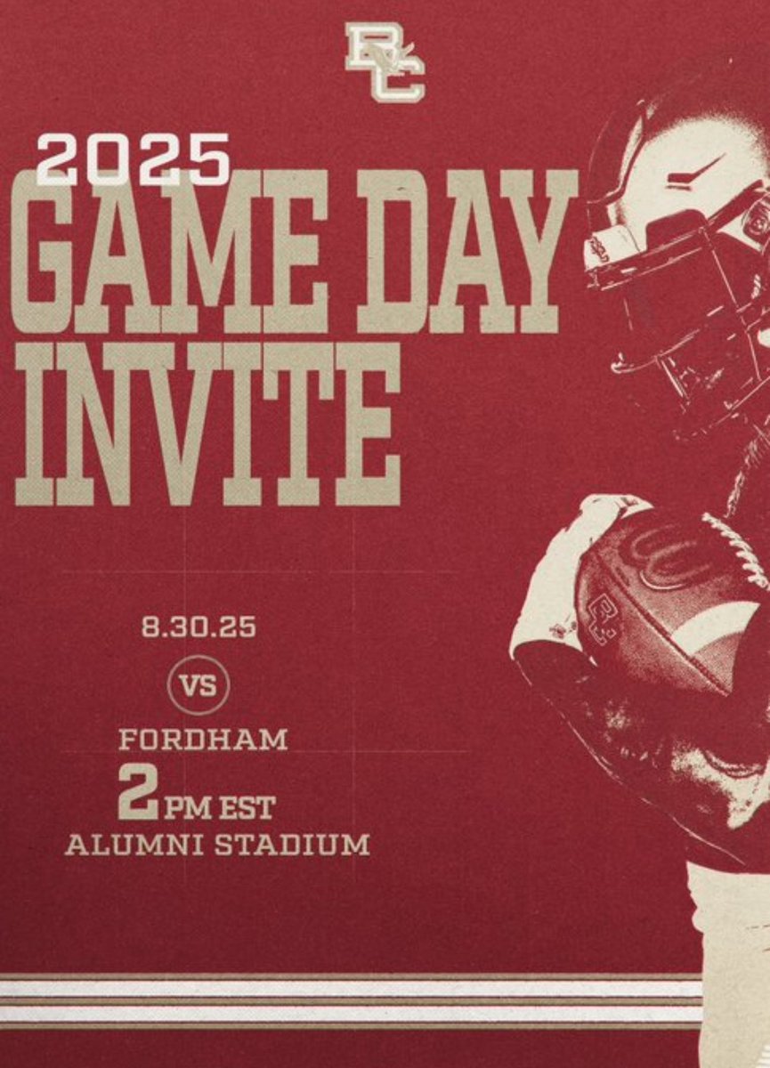 kriscarranza08's tweet photo. Thank you @BCFootball for the Gameday invite! I’ll be in Chestnut Hill this weekend! 8/30/25
@JPWalters4 @Coach_JDiBiaso @SierraCanyonFB @bruce_bible @Throw_2_Win @GregBiggins @alecsimpson5 @QBHitList @Rivals @Tos93 @on3 @Elite11 @RivalsFriedman @MarkoJC12 https://t.co/UFFlP3Sm4G