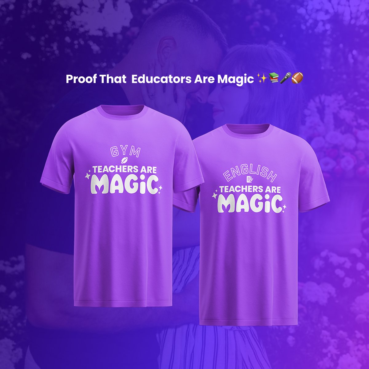magicschoolai's tweet image. I mean... we had to?
Get your own "Gym Teachers are Magic' OR "English Teachers are Magic" shirts at the link in the comments. 💜
#TeachersareMagic #GymTeacher #EnglishTeacher