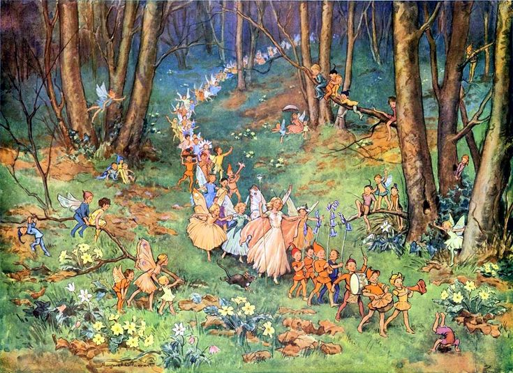 🍀🍄🍀The Fairy Way - by Margaret Tarrant
#LegendaryWednesday #WyrdWednesday