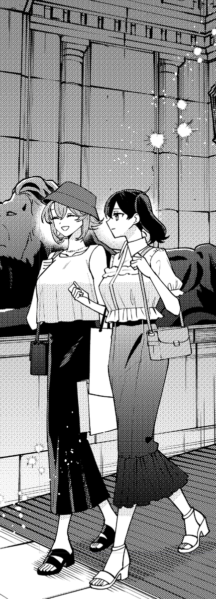 私服の陸奥と加賀さん🦁 
