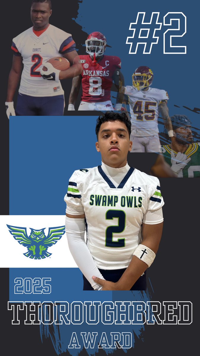 The honor for being recognized as the THOROUGHBRED of your team is the #2 jersey, worn by Dejon “Scoota” Harris, former:
LB/QB/WR/RB/K/P/RETURNER  for his team ‼️
We are PROUD to present our ‘25-‘26 THOROUGHBRED…Alex Hernandez 💪🏽
L E T S  G O ‼️
 <a href="/reach_back2023/">ReachBackFoundation</a> and <a href="/Scoooota8/">Scoota Harris</a>