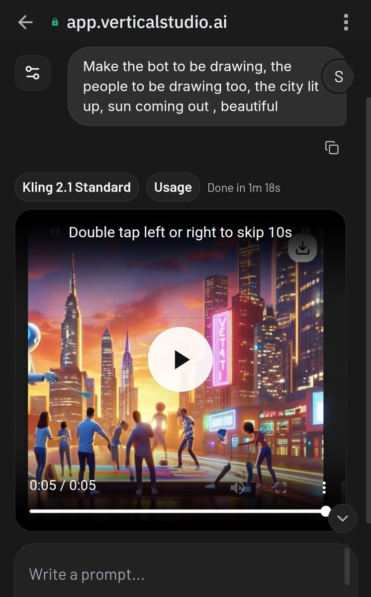 cryptonarrate's tweet image. Ai pro versions can be expensive these days , with @Build_Vertical it&apos;s cheaper and has all the AIs you&apos;ll ever need.

My first ai video.

$VERTAI #VERTAI #VERTICALAI #AI