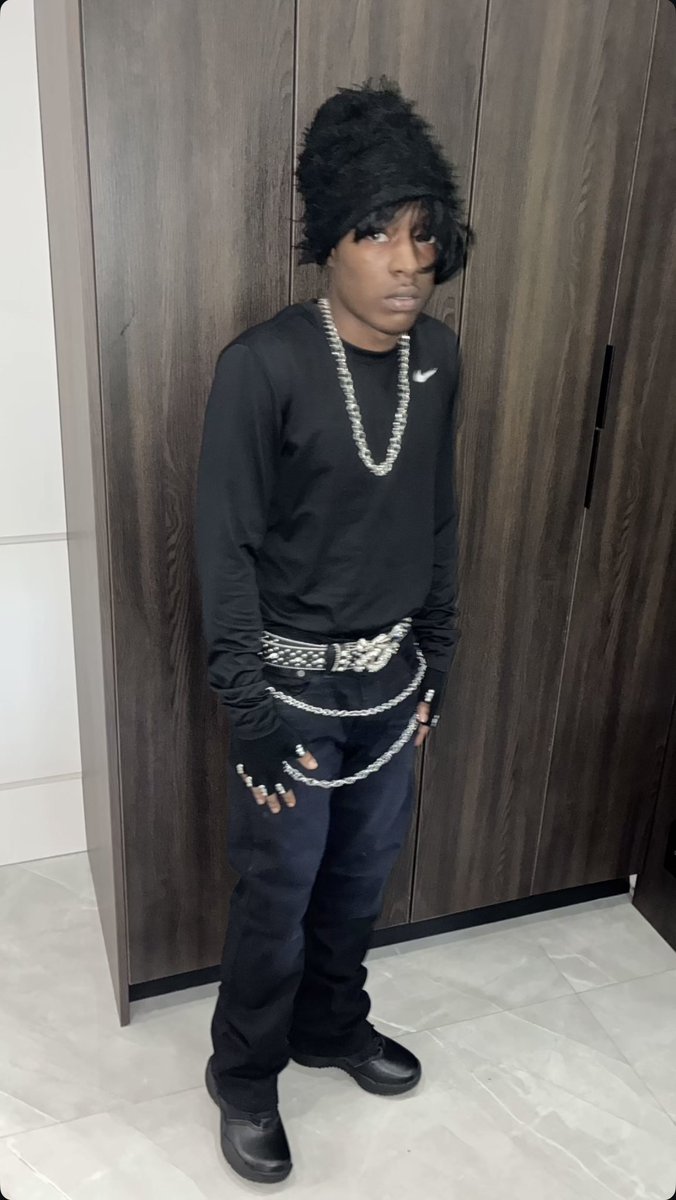 SlatDontMiss's tweet image. Lil Rodney Son shows off his new look 👀