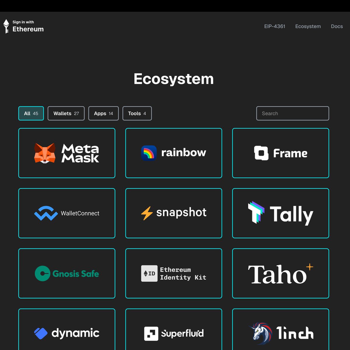 brantly.eth (@brantlymillegan) on Twitter photo NEW RELEASES for <a href="/signinethereum/">Sign in with Ethereum | siwe.eth</a>
1) Message Validator tool
Ensure your message is EIP 4361 compliant! Has clear errors, "fix this" buttons, & guide
2) Ecosystem page
Lists every wallet, app, & tool we know of that has SIWE. If you're not on it but should be, DM me!
links👇 NEW RELEASES for <a href="/signinethereum/">Sign in with Ethereum | siwe.eth</a>
1) Message Validator tool
Ensure your message is EIP 4361 compliant! Has clear errors, "fix this" buttons, & guide
2) Ecosystem page
Lists every wallet, app, & tool we know of that has SIWE. If you're not on it but should be, DM me!
links👇