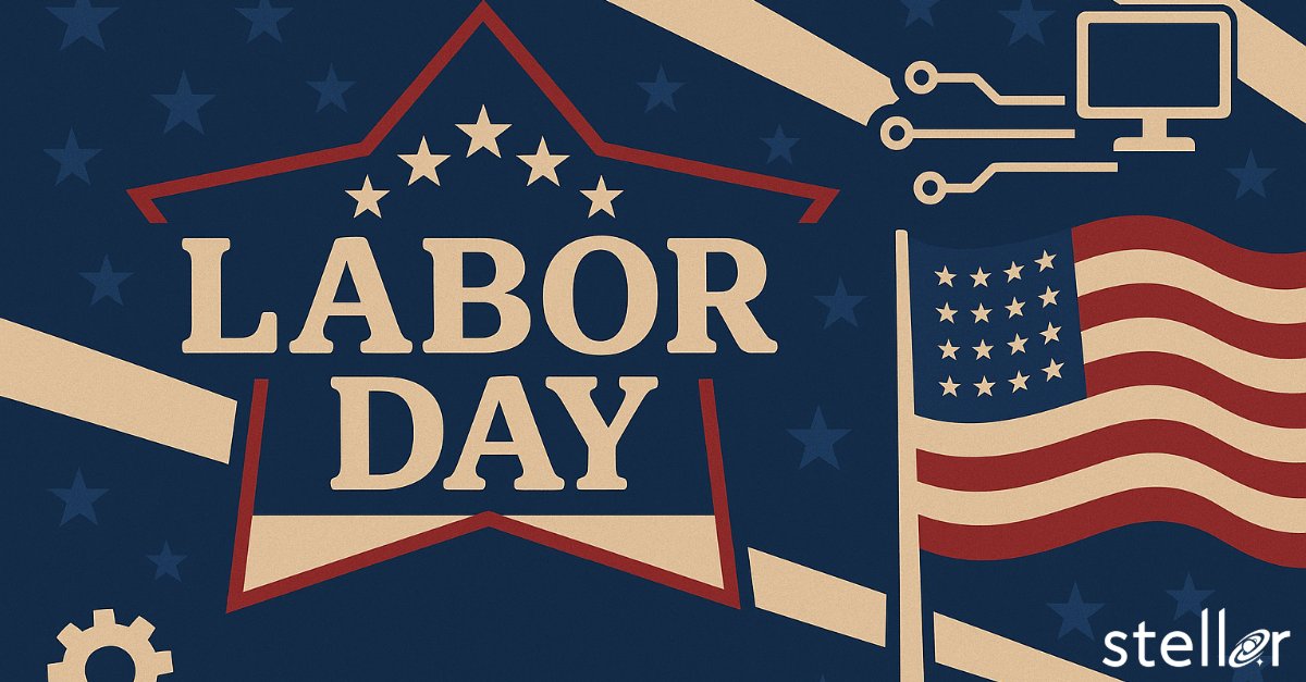 StellarTechInc's tweet image. Happy #LaborDay 🇺🇸
Grateful for the people behind the progress, the builders, thinkers, and teammates who make everything possible. Here’s to hard work, collaboration, and some well-earned rest today. 💙💜💠

#Teamwork #Innovation #FutureOfWork