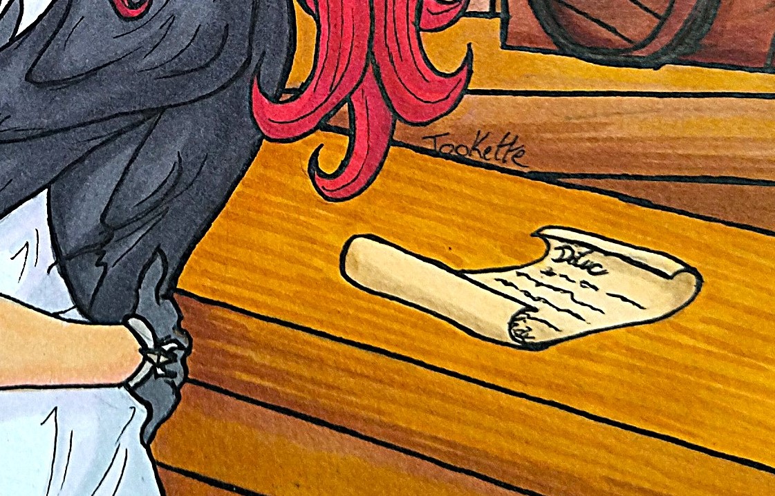 I may have joined a Chiluc Zine that may be releasing very soon 🤭

Here's a very small preview. Please check <a href="/ChiluccZine/">Chiluc Zine: Ink and Heartstrings</a> in the meantime, everyone did such an amazing job ❤️