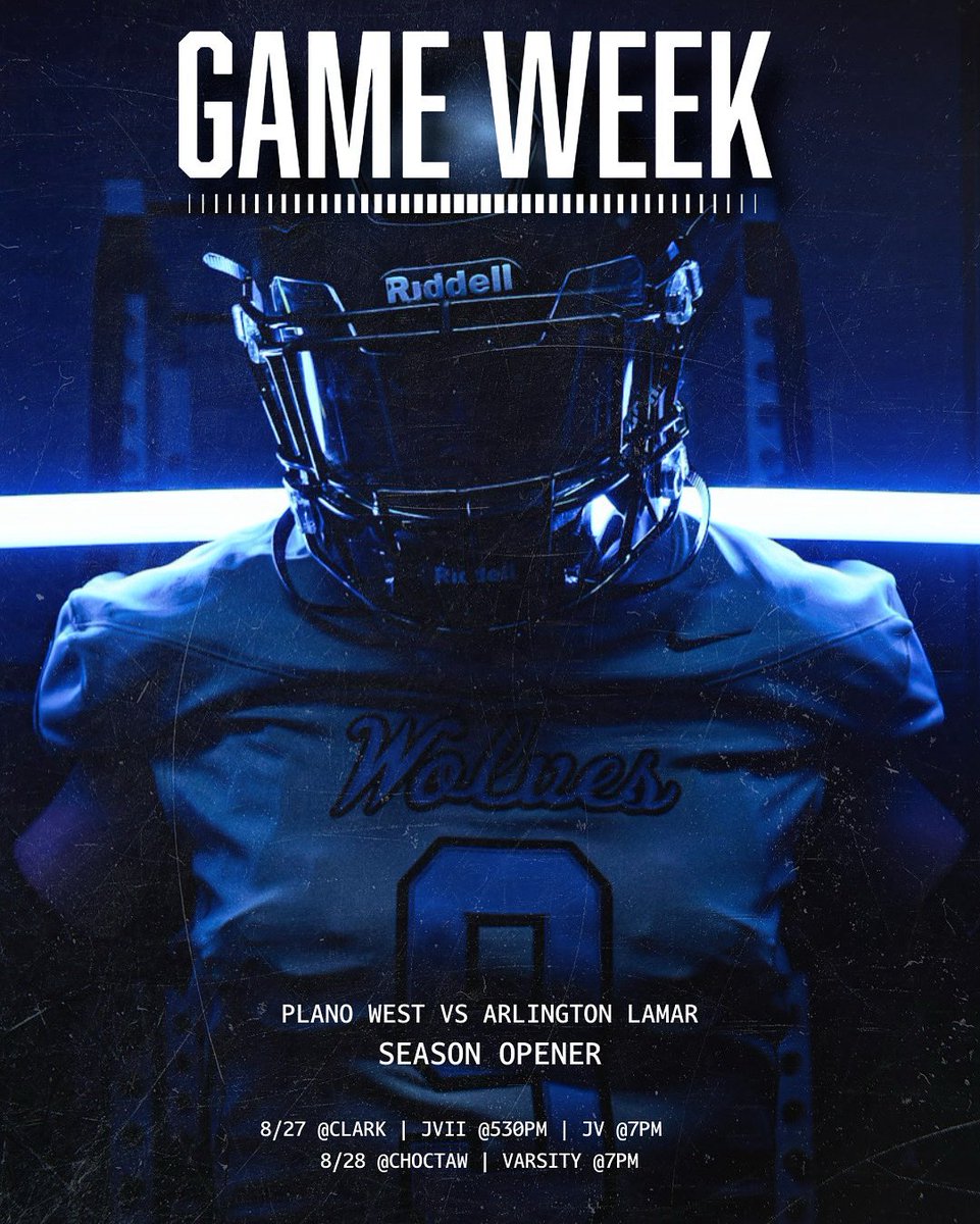 SEASON OPENER WEEK. Wolves under the lights. Let’s roll. 🐺🔥 #WolvesUp #TXHSFB 

<a href="/PISDAthDept/">Plano ISD Athletic Department</a> <a href="/Plano_Schools/">Plano ISD</a>