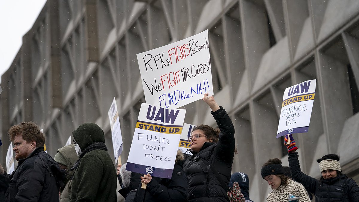 #Resist #CombatTrumpism #WinTheVote26 #VoteBlue #wtpBLUE WE THE PEOPLE wtp2841
 
Congress needs to finalize federal funding -- including for NIH, NSF, and CDC -- by Sept. 30 through an appropriations process.
 
Per The Boston Globe, for the 2026 fiscal year, Trump proposes