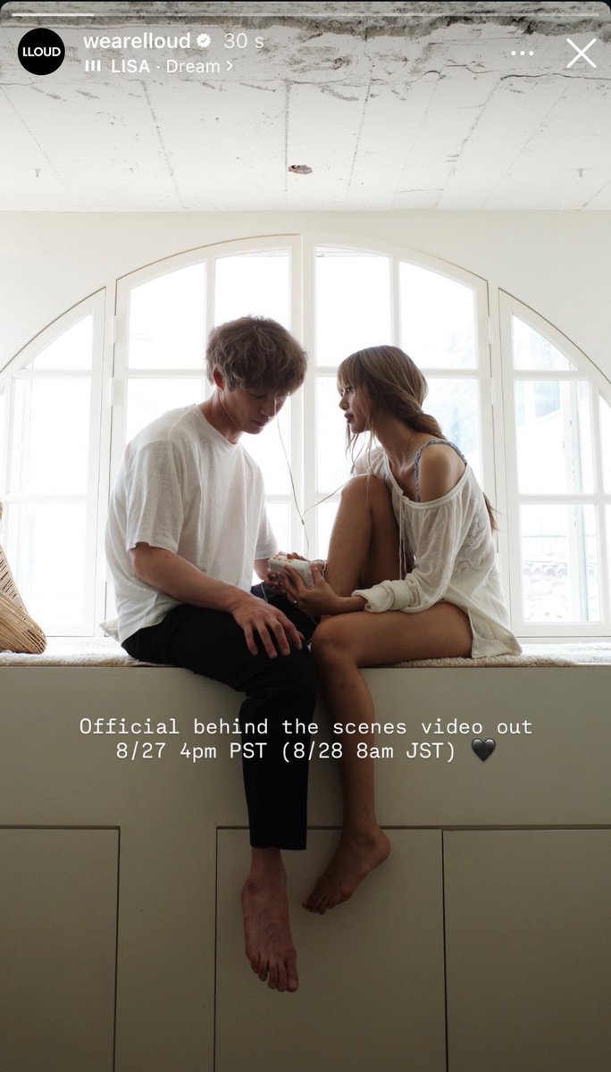 Behind scenes coming in 24hrs 🔥
#LISAxDREAM