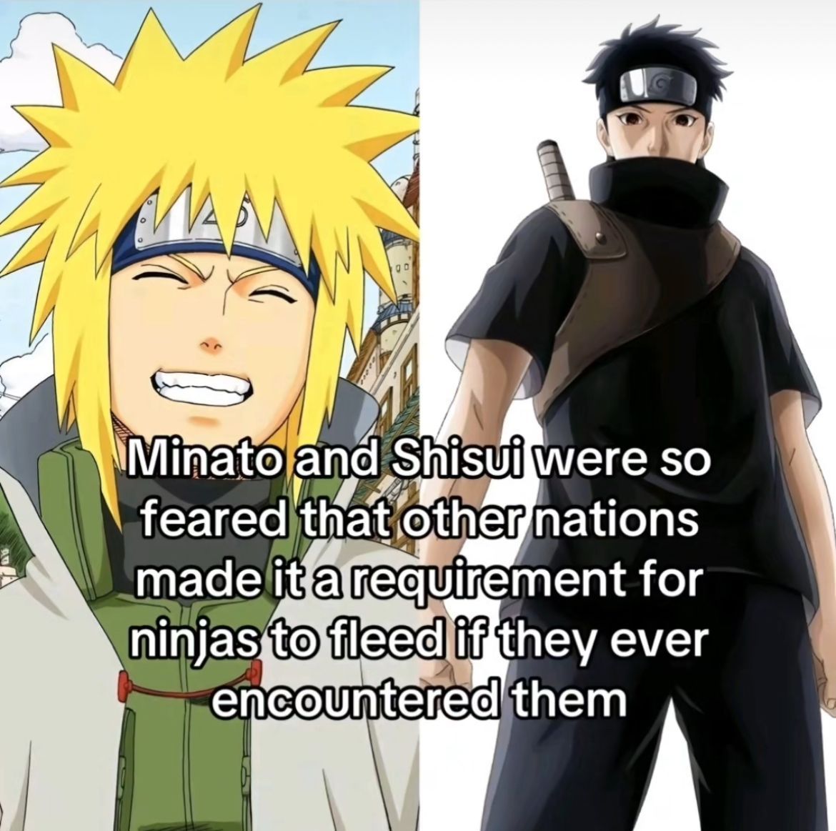 NarutoDaily_'s tweet image. Only Two ninjas to have a flee-on-sight order 🐐