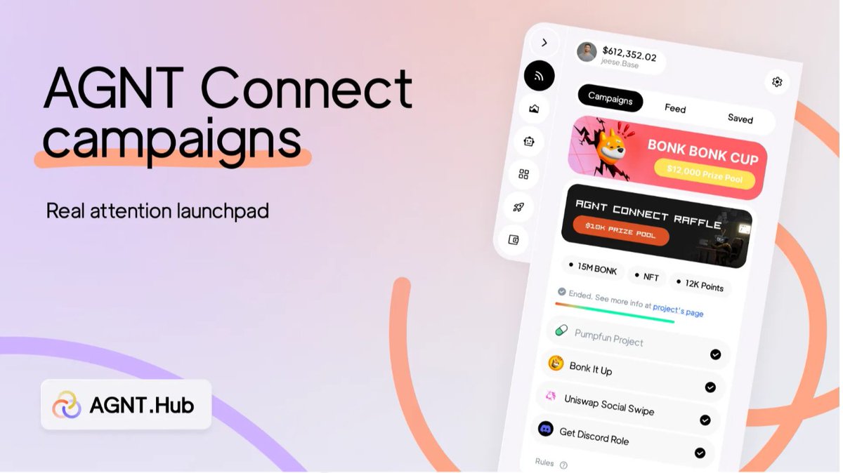 🧠 Переклав нову статтю про <a href="/agnt_hub/">AGNT Hub</a> - цього разу про те, чому кампанії мають жити прямо у стрічці, а не тягнути користувача на окремі сайти.

Коли взаємодія не переривається, а продовжується там, де вже є увага - з’являється реальне утримання. AGNT Connect якраз це і вирішує: