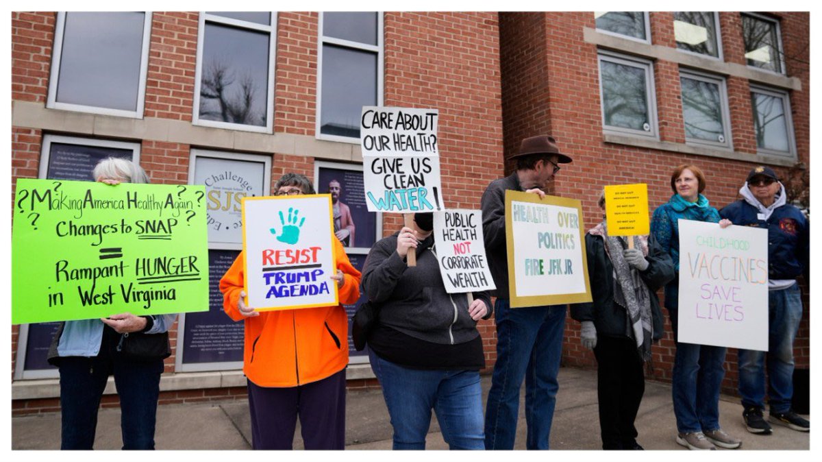 #Resist #CombatTrumpism #WinTheVote26 #VoteBlue #wtpBLUE WE THE PEOPLE wtp2839
 
The latest casualties of Trump’s program working to endanger American health are 600 employees of the CDC. And per the White House FY26 proposed budget, the CDC's National Center for Chronic Disease