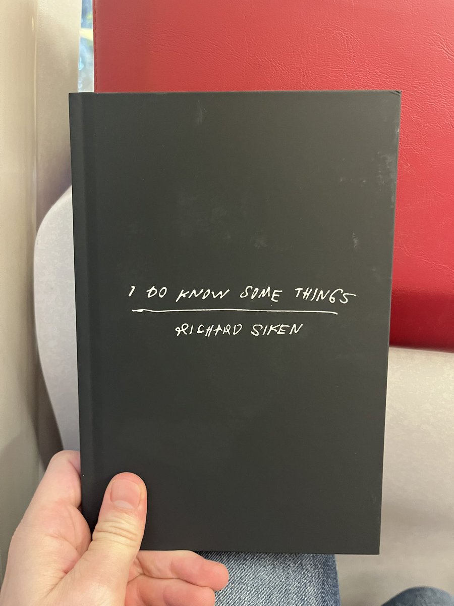FancyPantsAndy's tweet photo. @richardsiken Happy publication day! For me it’s the book first, then the interviews. https://t.co/P3nhIQdFN5