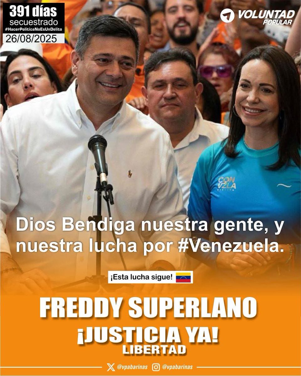#LiberenAFreddy <a href="/freddysuperlano/">Freddy Superlano</a>