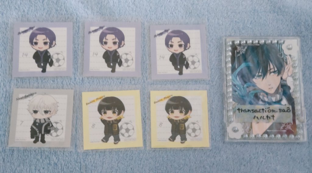 【交換】ブルーロック ブルロ アース ミュージック エコロジー
earth music&amp;ecology Japan Label
購入特典ランダムステッカー

譲▶玲王3、凪、蜂楽2
求▶凛3

☆日によって都内手渡し
☆郵送可
☆凛の希望数集まり次第潔に切り替え予定

どうぞよろしくお願いいたします🙇‍♀