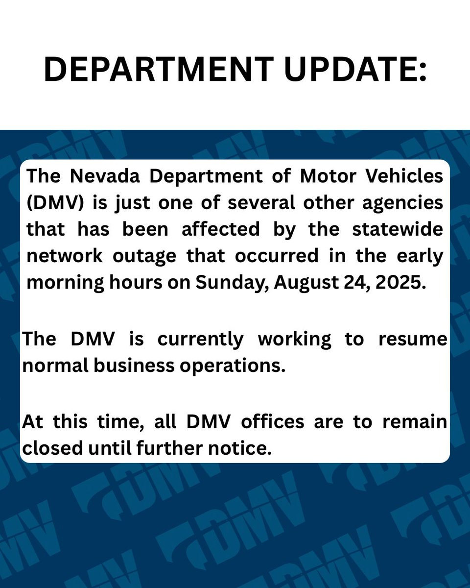 Nevada DMV tweet media