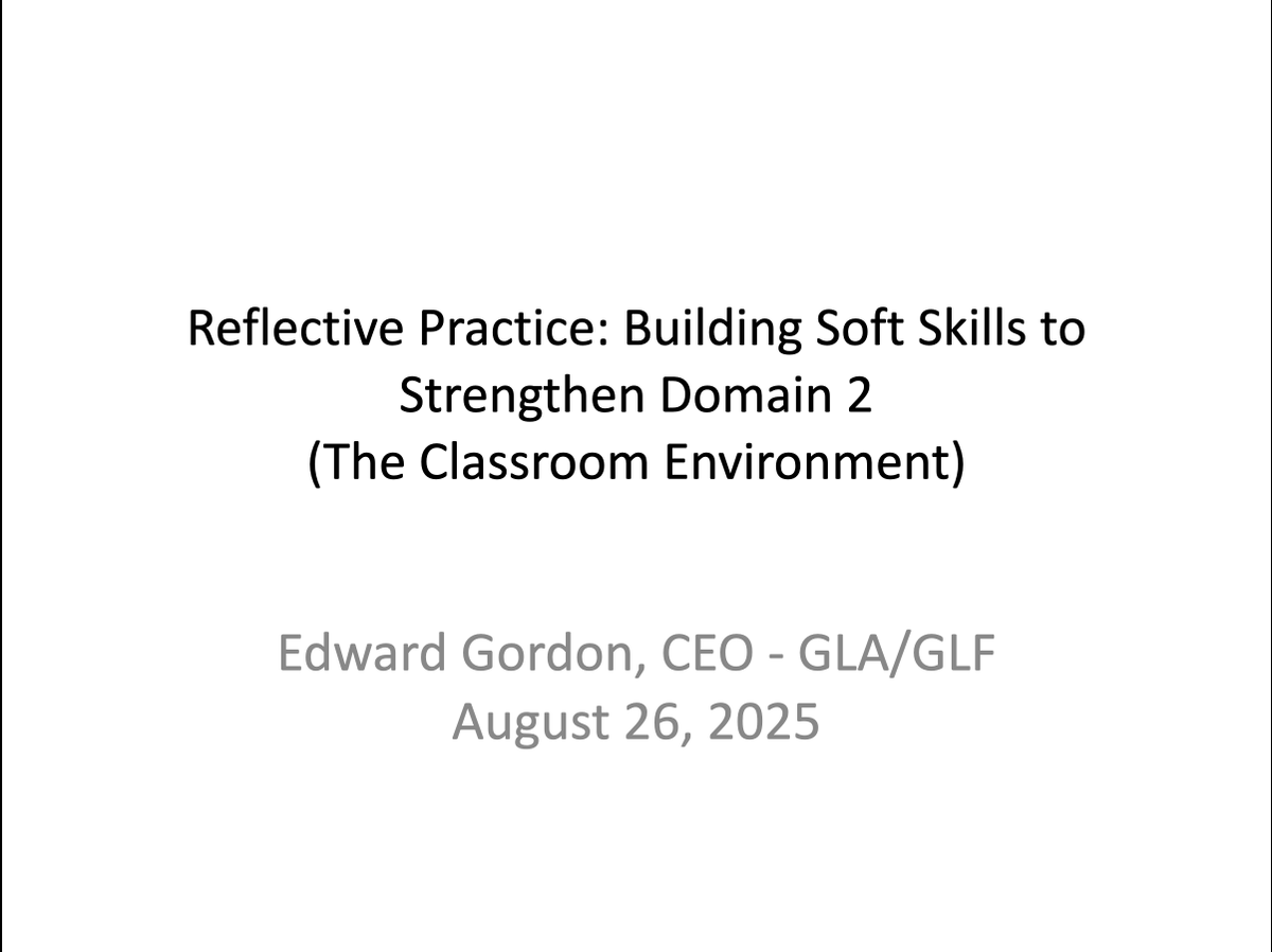 PrincipalGordon's tweet image. Another powerful session complete! 🚀 We just strengthened Domain 2 soft skills in our Reflective Practice series.

Domain 3 (Sept 9) &amp;amp; Domain 4 (Sept 11) are next!

Virtual/in-person training available.

us02web.zoom.us/meeting/regist…

#TeacherChat #DanielsonFramework