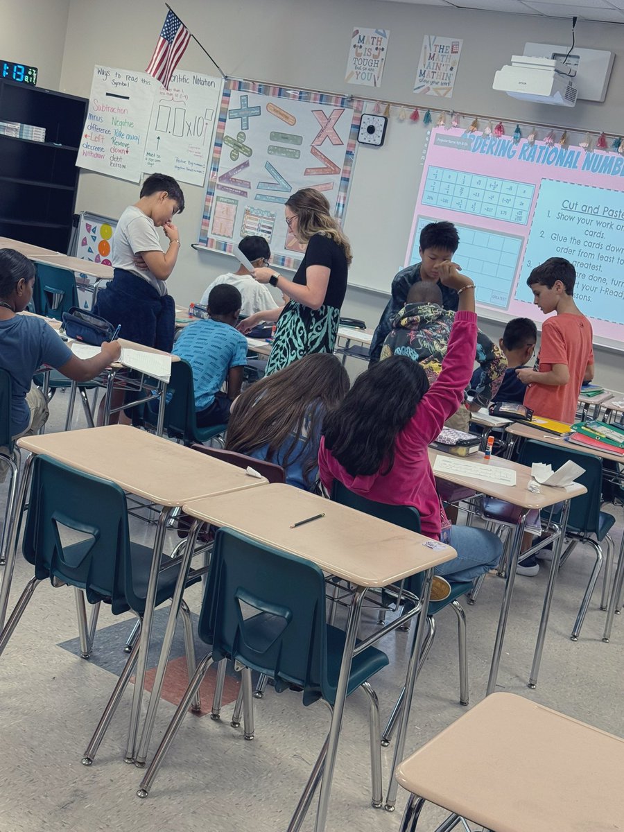 RuuudyRuuu_NRJH's tweet photo. Math instruction at @NolanRyanJH is off to a strong start! 🎉 Shoutout to 8th Grade’s Ms. Wilson for engaging students with Building Thinking Classrooms on Perfect Squares, and to 6th MAP Mrs. McCoy for leading an engaging Math Talk on Ordering Real Numbers. 👏🏾 #MathMoves https://t.co/cj0NXAMpyn