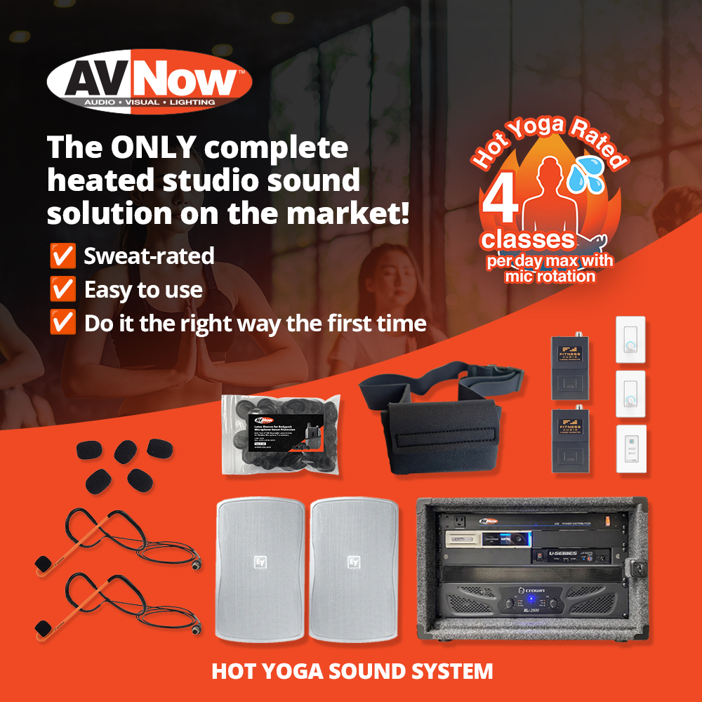 AVNowSound's tweet photo. Hot Yoga / Heated Studios: not all mics can take the heat. 🔥 We specialize in audio solutions built for sweat &amp; daily use. Get gear that survives your schedule. https://t.co/NZgnHCIofq #hotyoga #yoga #fitnessinstructors #cycle https://t.co/aLbT966KSC
