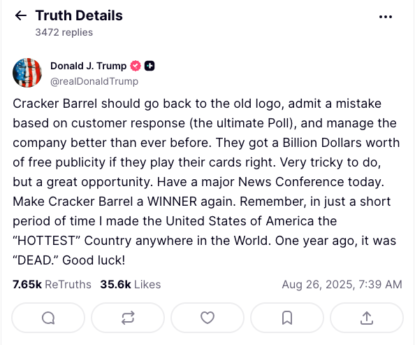 Got nuuuuuuthin' better to do, eh? 

He's only gettin involved because he once dined there with Epstein!

Oh, wait, sorry.... 

He once (or twice, probably more....) diddled around with minors with Epstein... 

My mistake