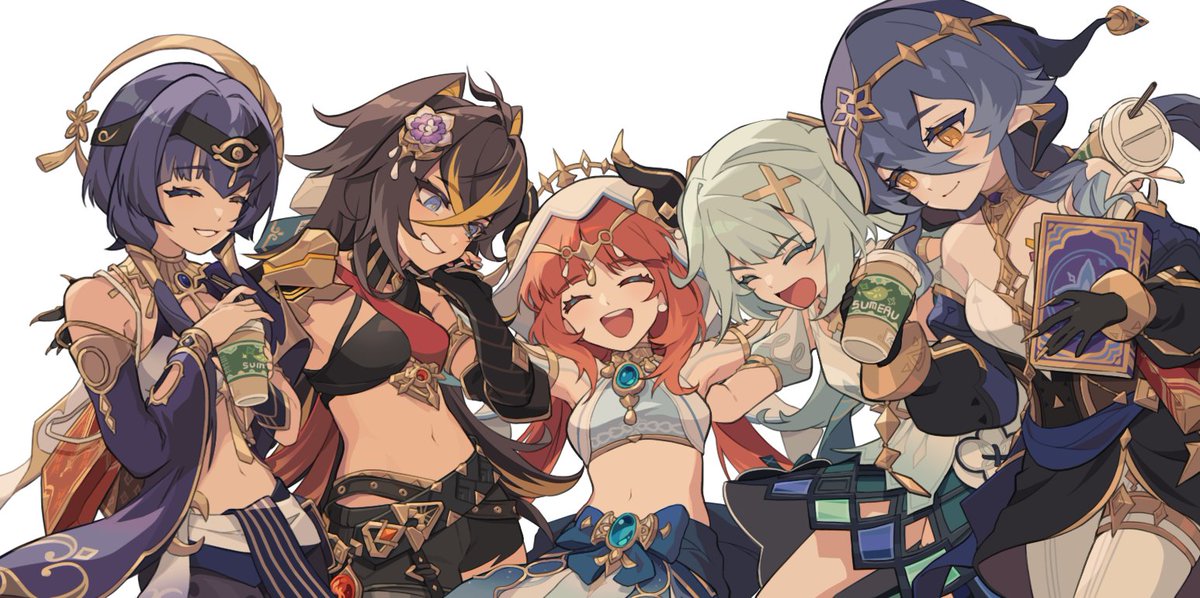 BTW they're all canonically friends and canonically go out on outings. we've all heard of 4ggravate but what about padi5arah?????
