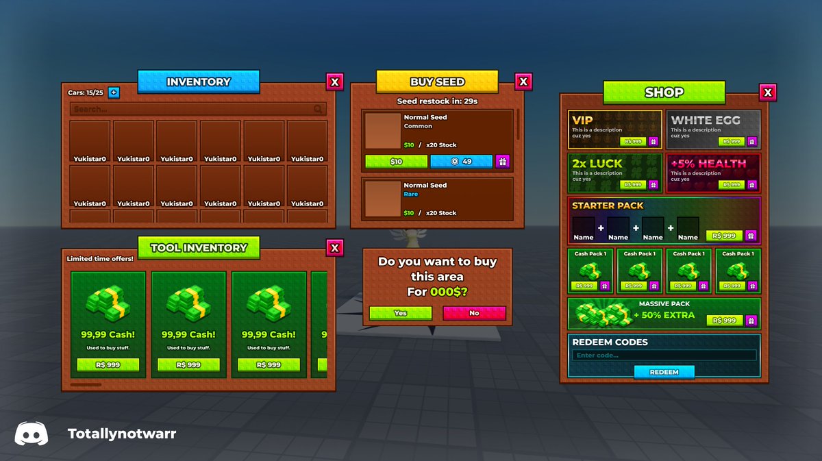 🔥more PEAK stud UI
🛒Want to hire? Dm me on discord: Totallynotwarr

♥️&amp;🔁are highly apprecaited!
#Roblox #RobloxDev #RobloxDevs #RobloxUI