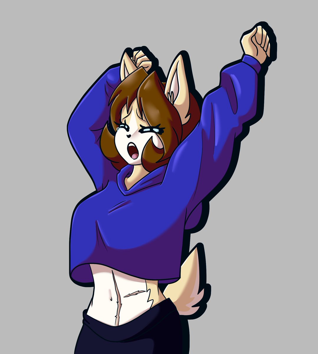 Missladytale's tweet photo. ✧⋄⋆⋅⋆⋄ BIG STRETCH ⋄⋆⋅⋆⋄✧
#doodle #digitalart #oc #missladyart #sofua https://t.co/3IVVle0nE4