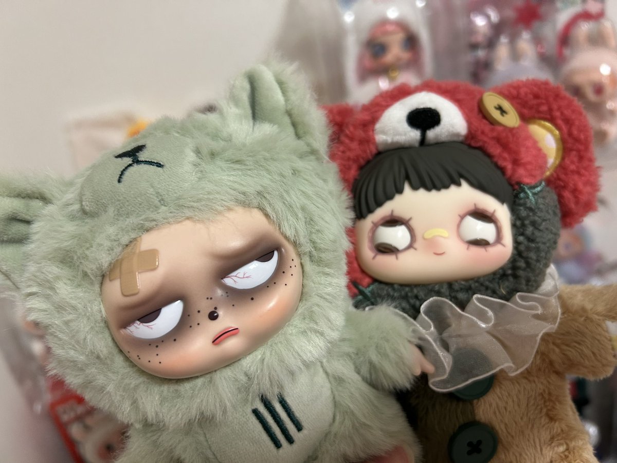 正規品♡グランピピ　グレー ピンク Sleepless Grumpipi グランピピ Sleepless Grumpipi aiai ピンク ぬいぐるみ - メルカリ
