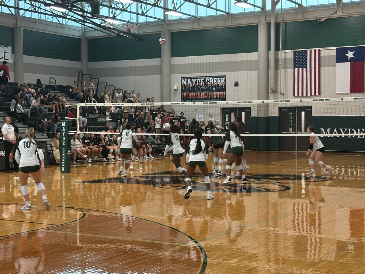 The Mayde Creek Rams host the Jordan Warriors in a key 19-6A Volleyball showdown!