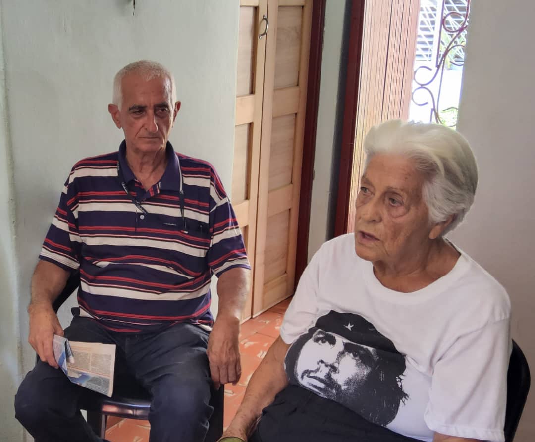 La Gatica, Blanca Magdalena Hidalgo Díaz, combatiente de la Revolución Cubana, de la clandestinidad y la lucha contrabandidos, hoy cumple 85 años; un privilegio para nosotros tenerla, escuchar sus anécdotas y experiencias.  #Cuba #PinardelRío